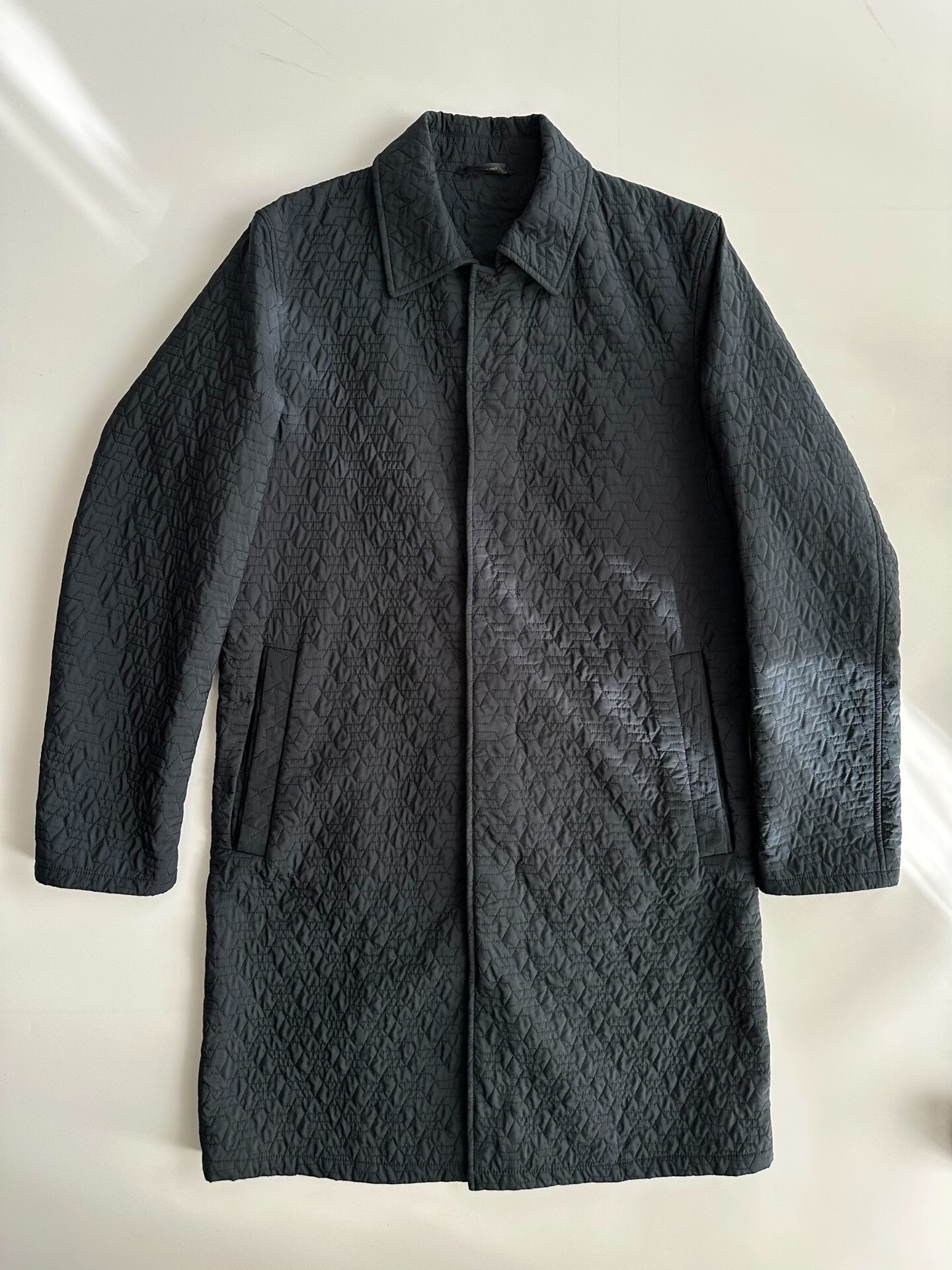 JIL SANDER RAF SIMONS Geometric Pattern Coat