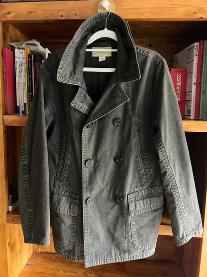 Double RRL Navy Windbreaker Coat