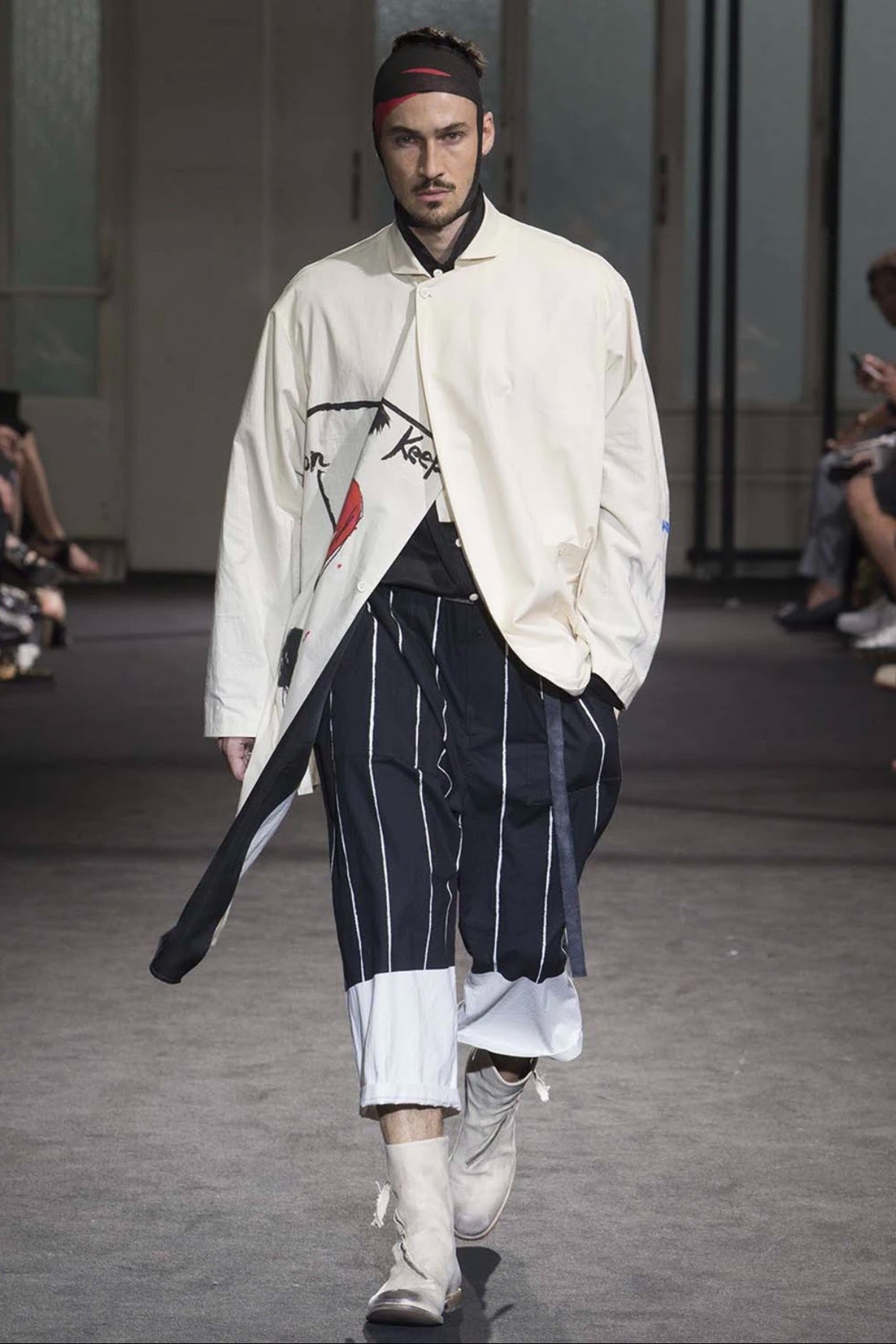 Yohji Yamamoto 17SS Hand-Painted Trousers