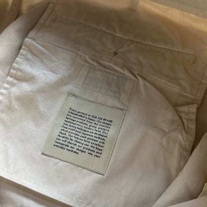 OLD JOE Cotton Linen White Pants