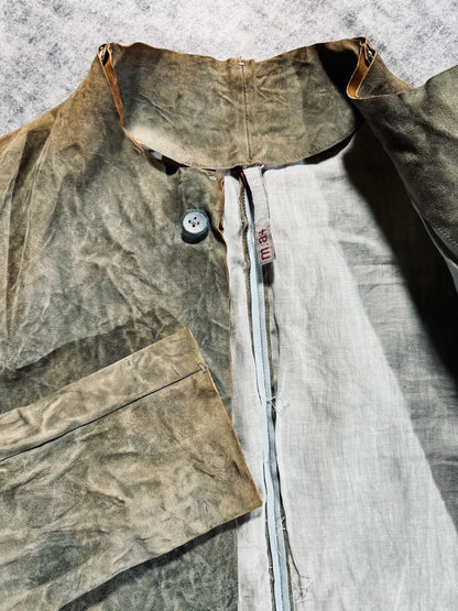 unique vintage leather jacket by maurizio amadei