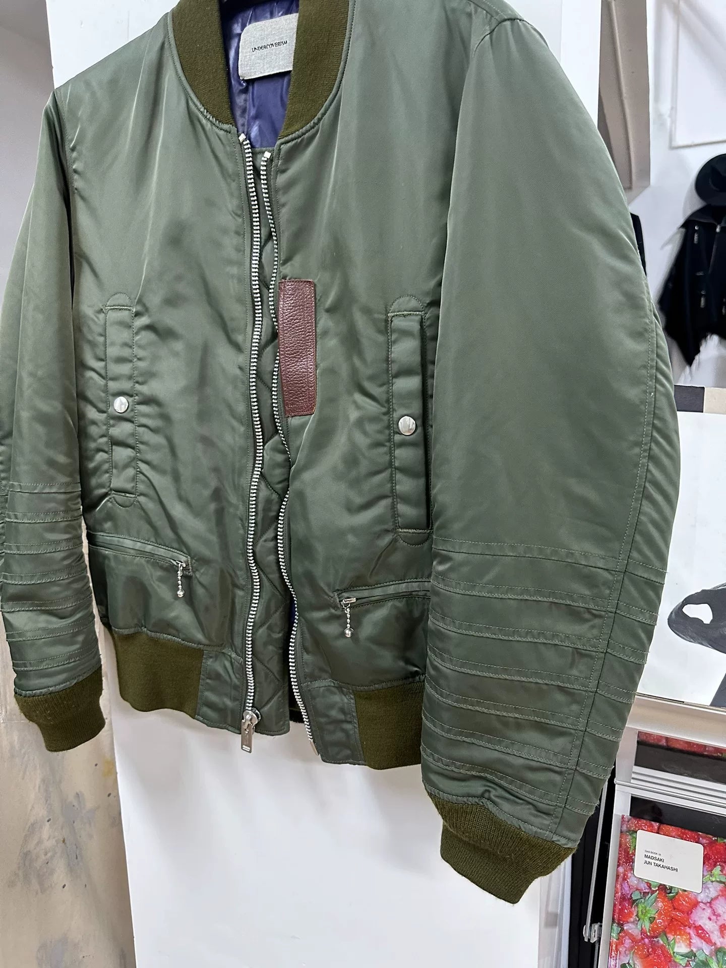 UNDERCOVER MA-1 Bomber Jacket in Green