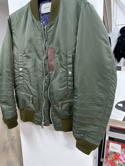 UNDERCOVER MA-1 Bomber Jacket in Green