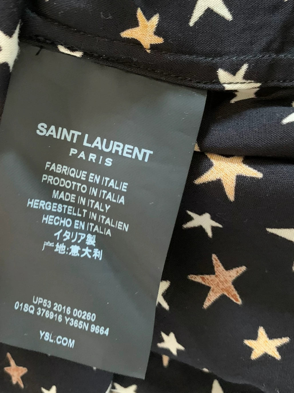 Saint Laurent Star Print Shirt