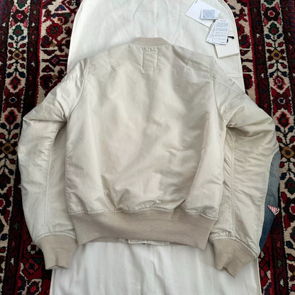 visvim thorson ma1 jacket in beige