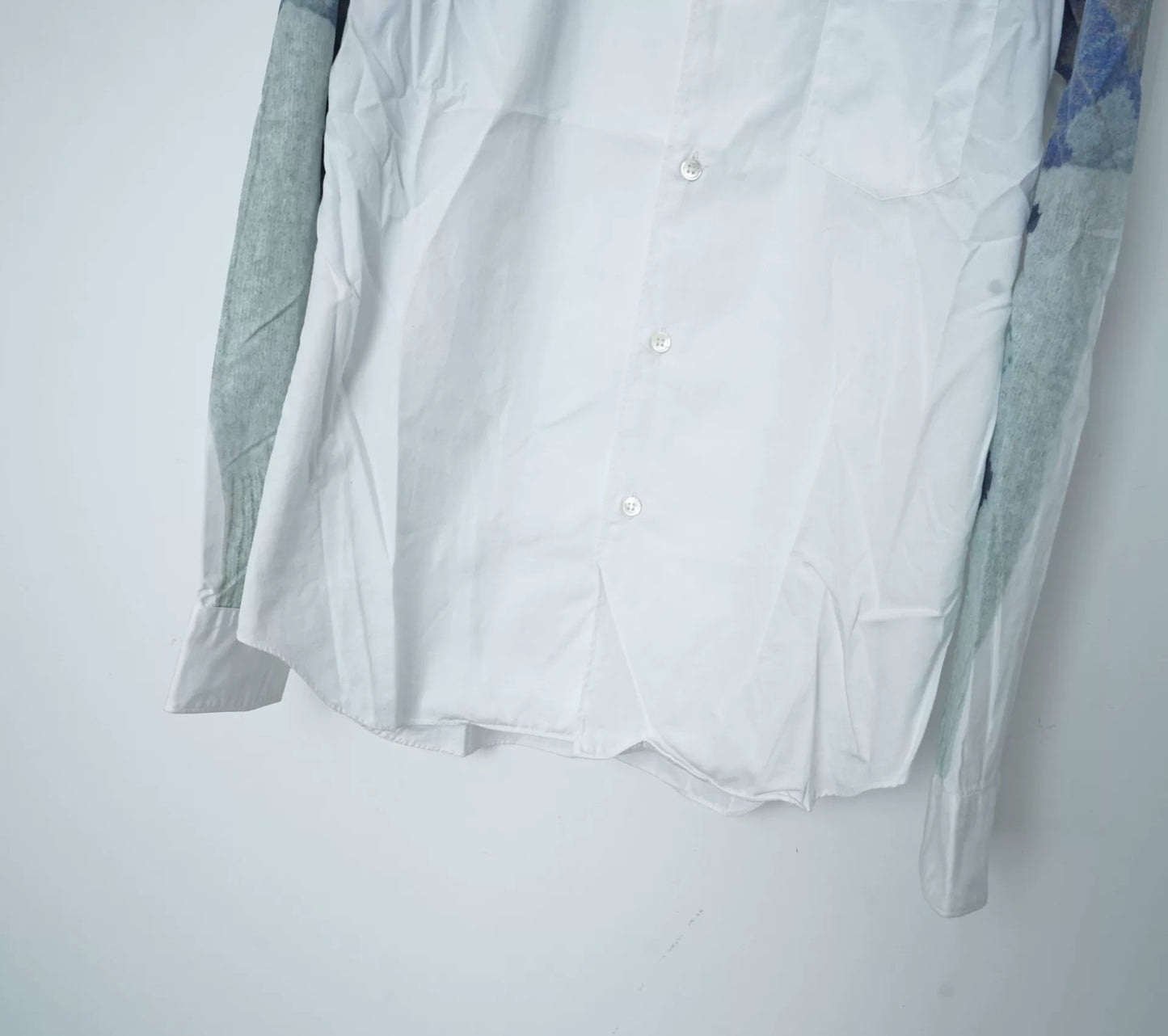 Comme des Garçons Large Collar Patchwork Shirt