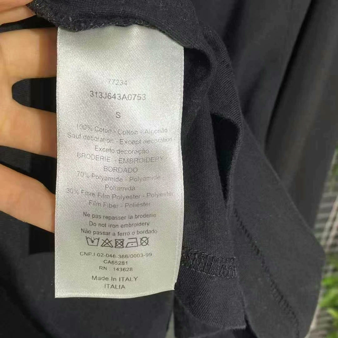 dior erl long sleeve embroidered shirt