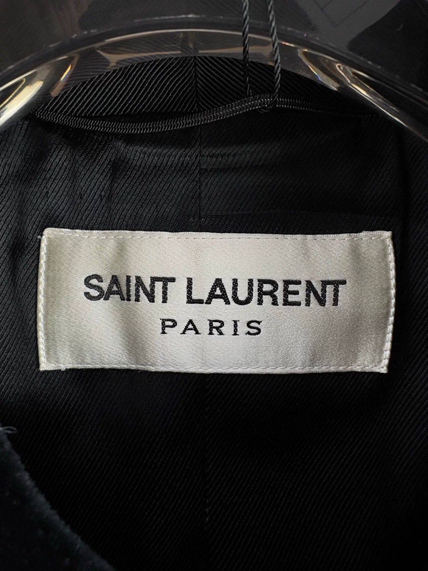 Saint Laurent Wool Court Collar Coat