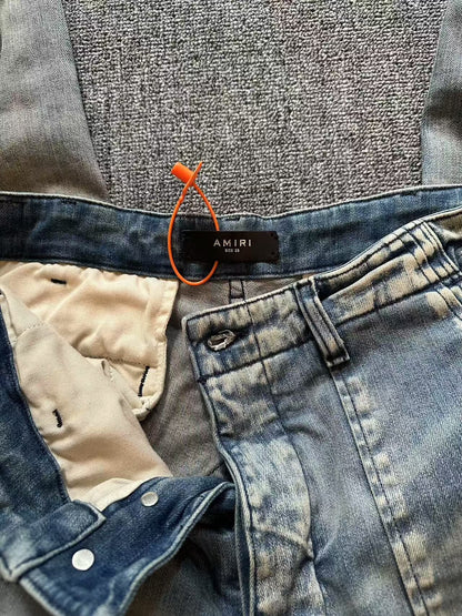 amiri cargo jeans in comfortable denim fabric