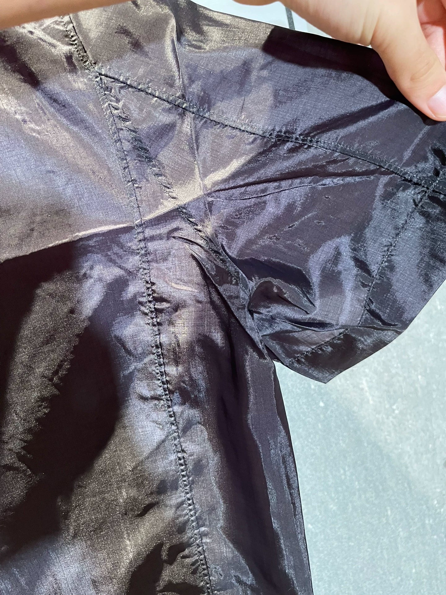 carol christian poell silk shirt in purple