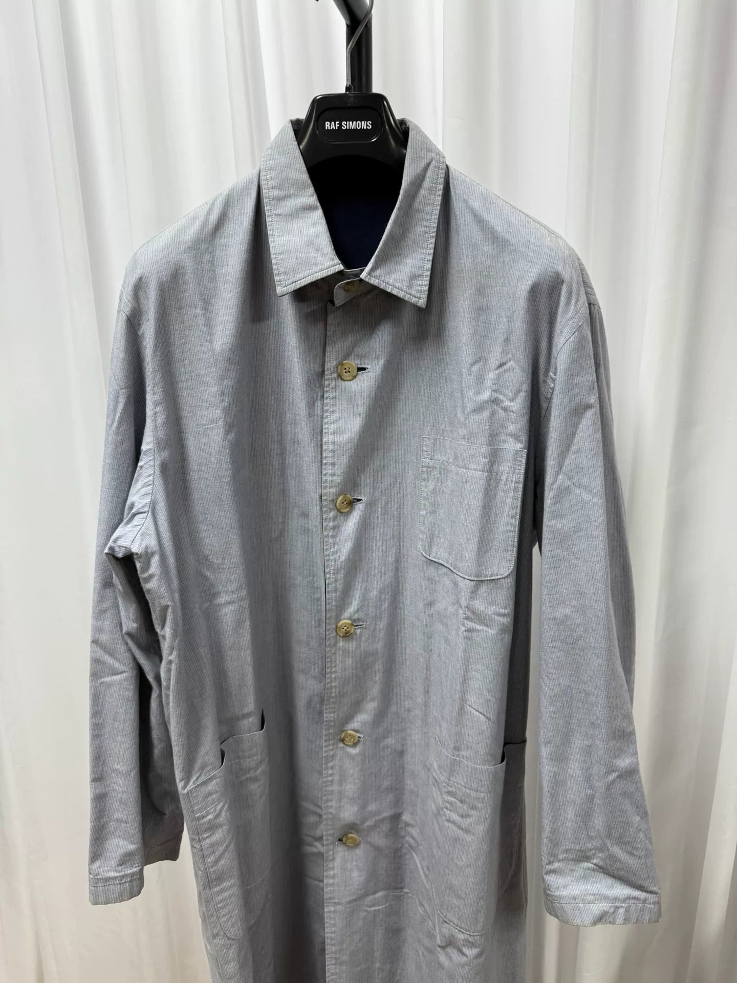 Yohji Yamamoto Y's Men Striped Reversible Coat