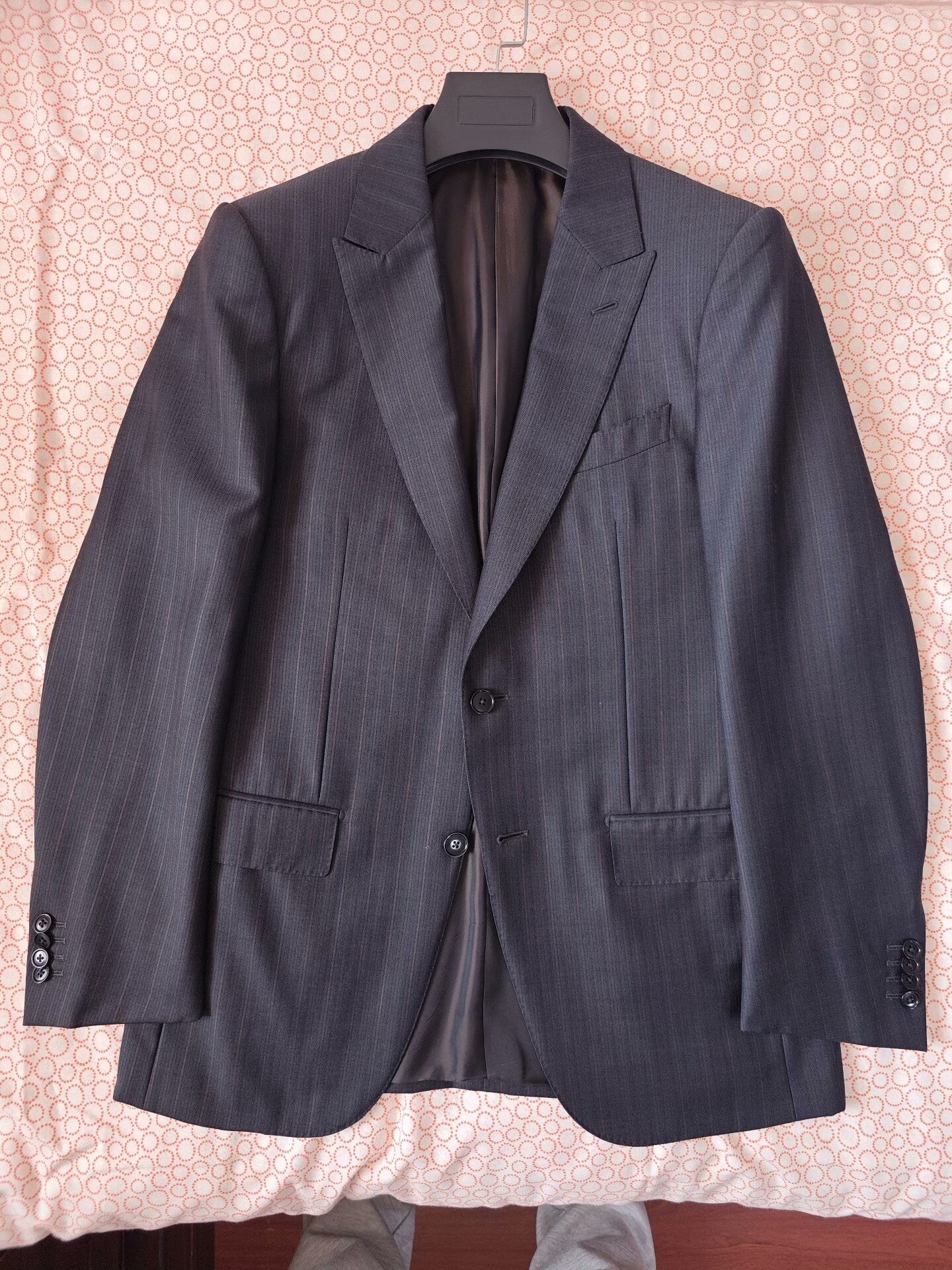 Zegna Trofeo Wool Blazer with Stripes