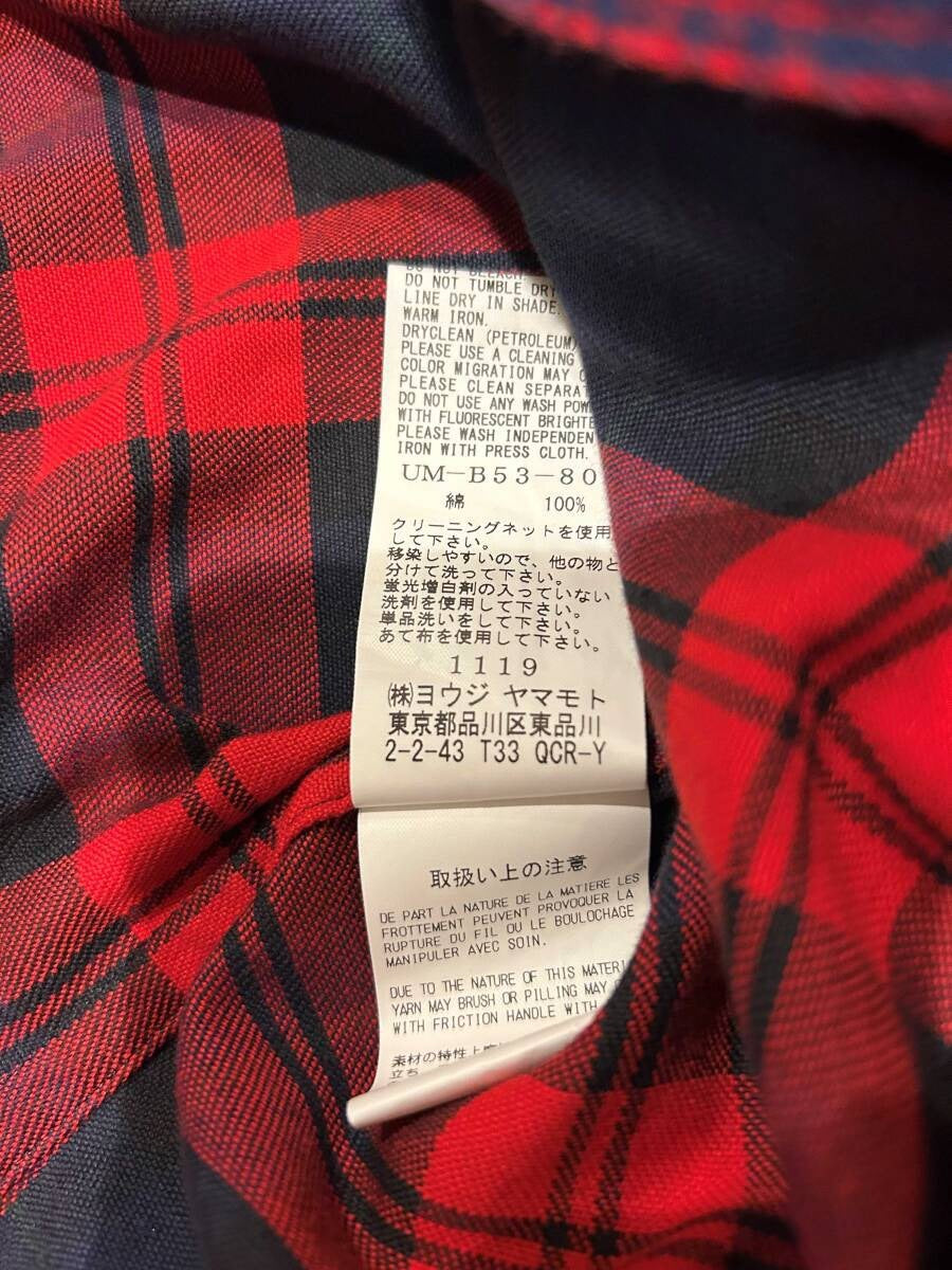 Yohji Yamamoto Syte Flannel Scarf Shirt
