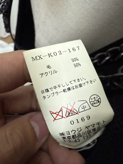 Yohji Yamamoto Y's Men Wool Blend Cardigan