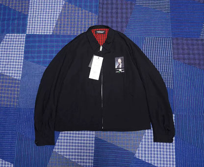 undercover black blouson jacket