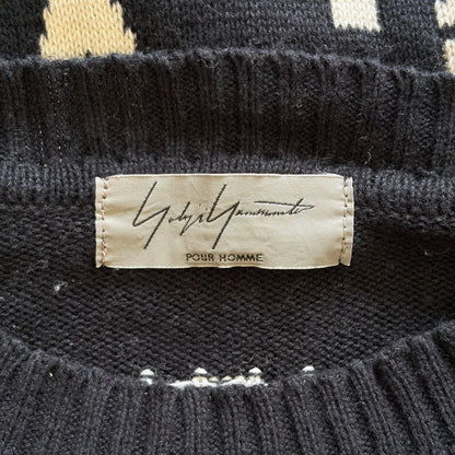 Yohji Yamamoto 16AW Fair Isle Sweater