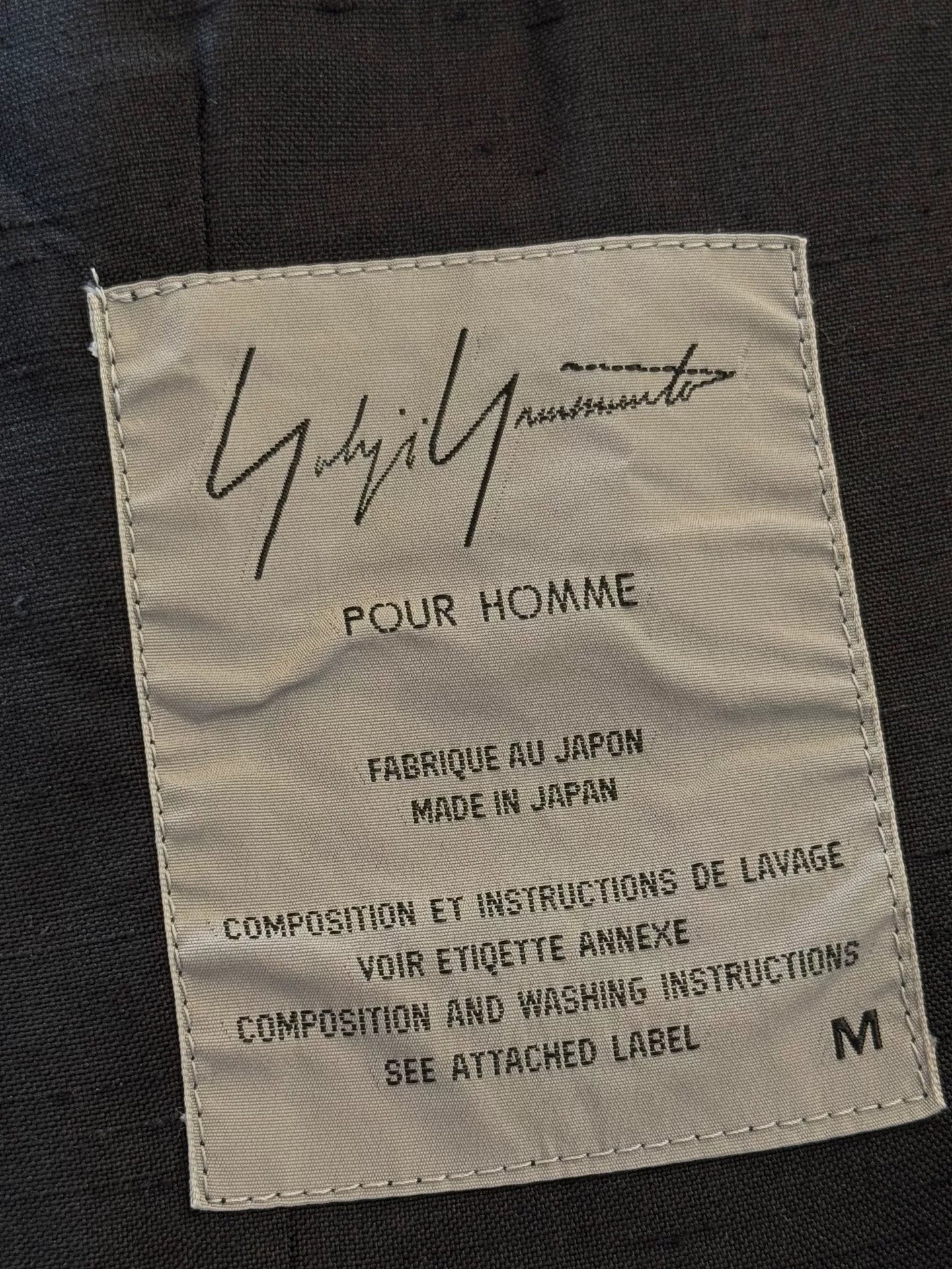 Yohji Yamamoto 96SS Pour Homme Jacket