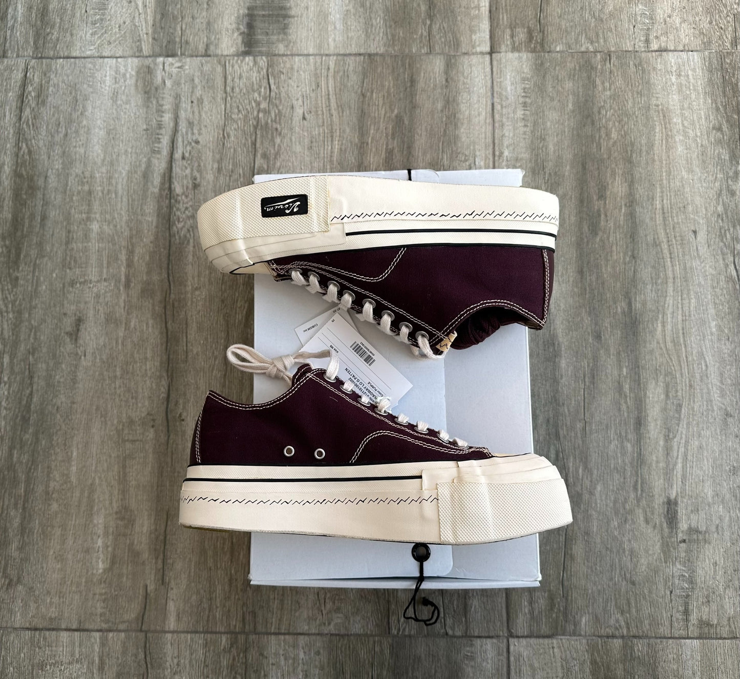 visvim skagway low top canvas shoes