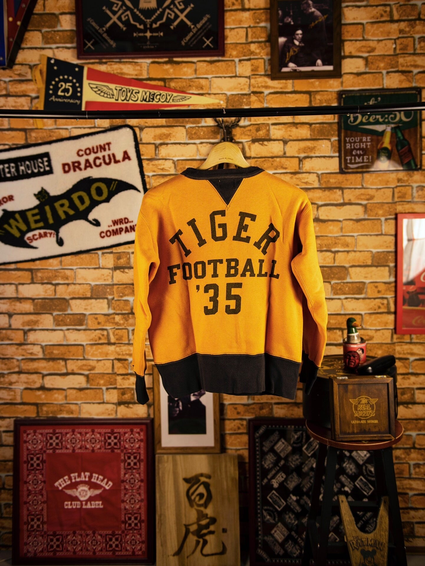 FREEWHEELERS Fleece Sweatshirt for Comfort