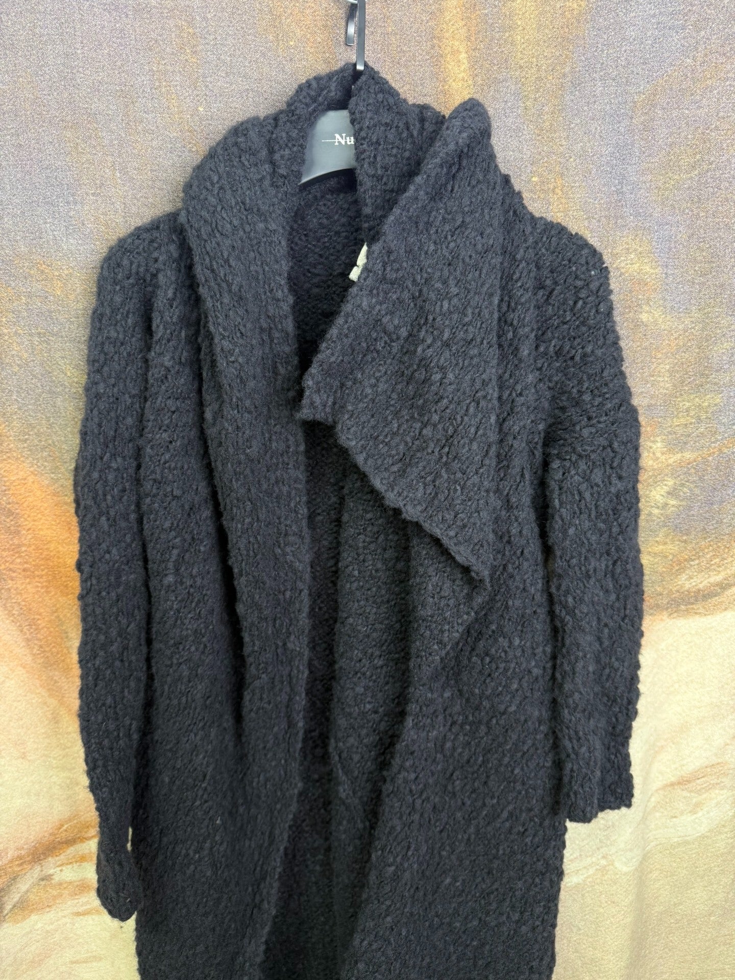 UMA WANG Soft Asymmetric Collar Coat