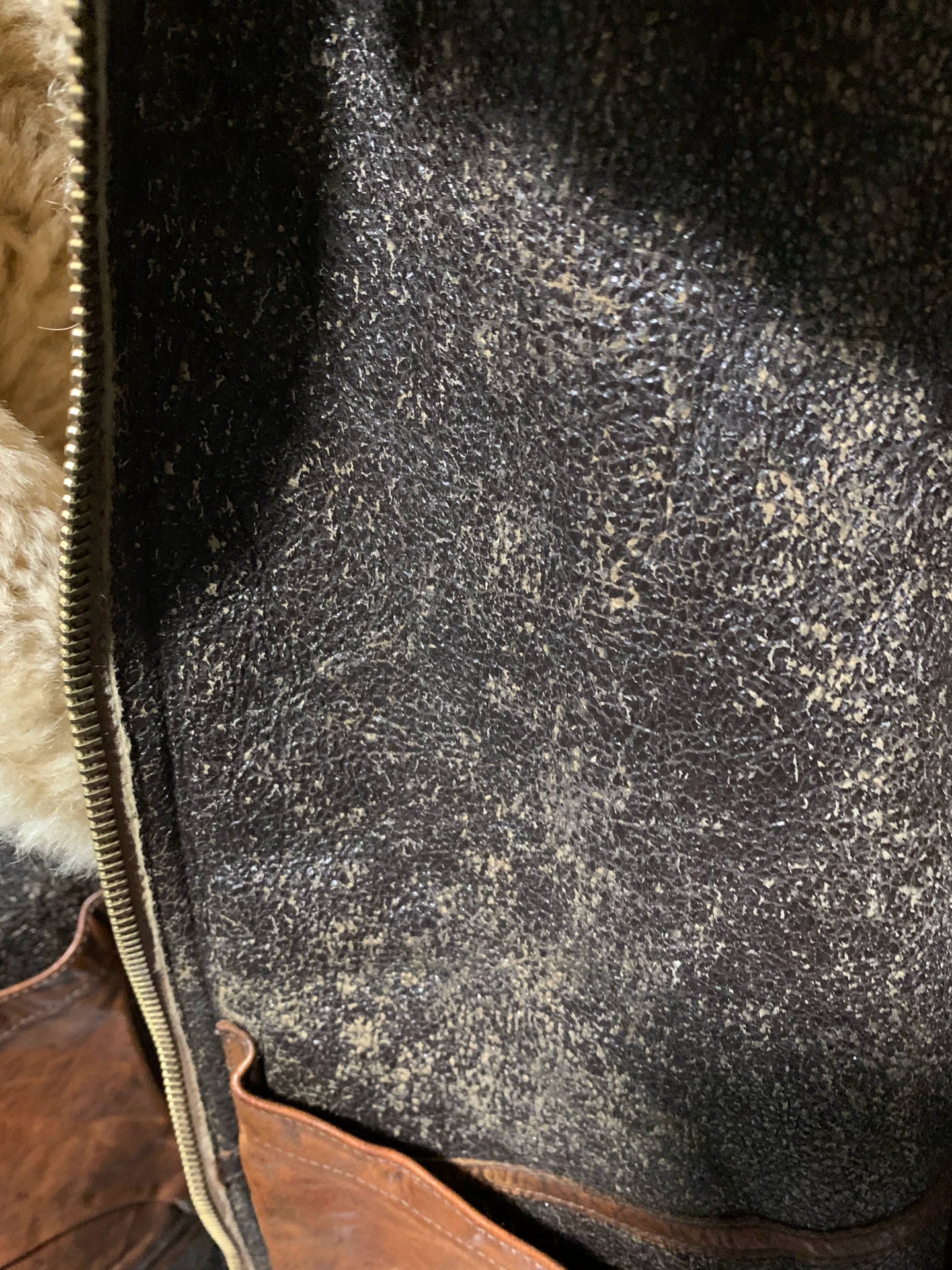 rl polo ralph lauren shearling jacket