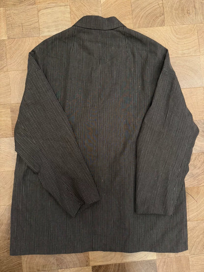 Visvim Brown Pinstripe Hammons Jkt