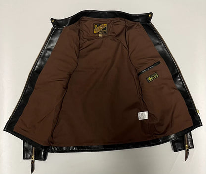 black leather jacket by Y'2 Leather