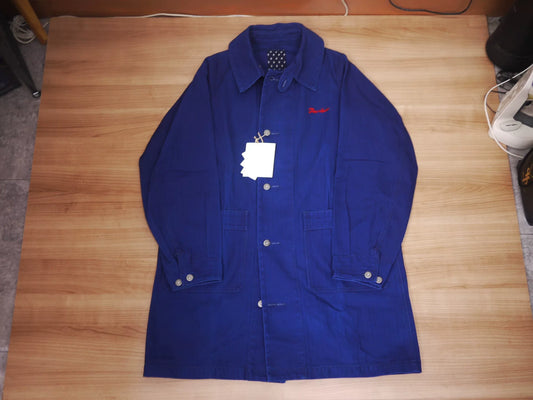 visvim ict grease monkey coat indigo