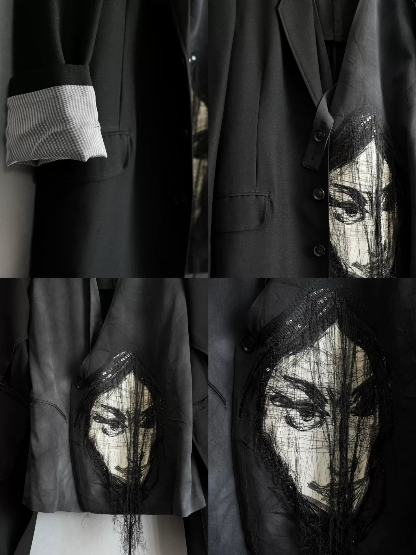 Yohji Yamamoto Dual-Face Coat