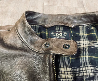RRL Heavy Leather Hunting Jacket