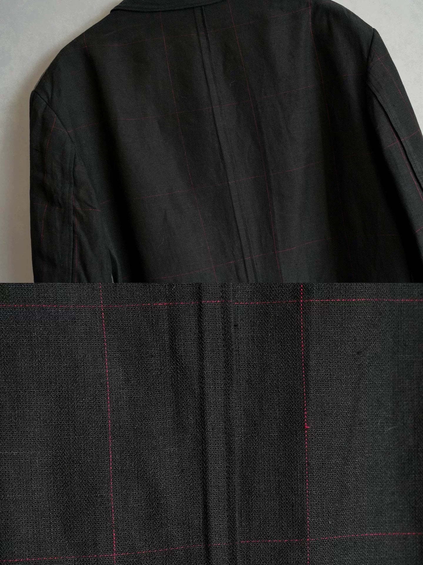Yohji Yamamoto Linen Pattern Coat 23SS