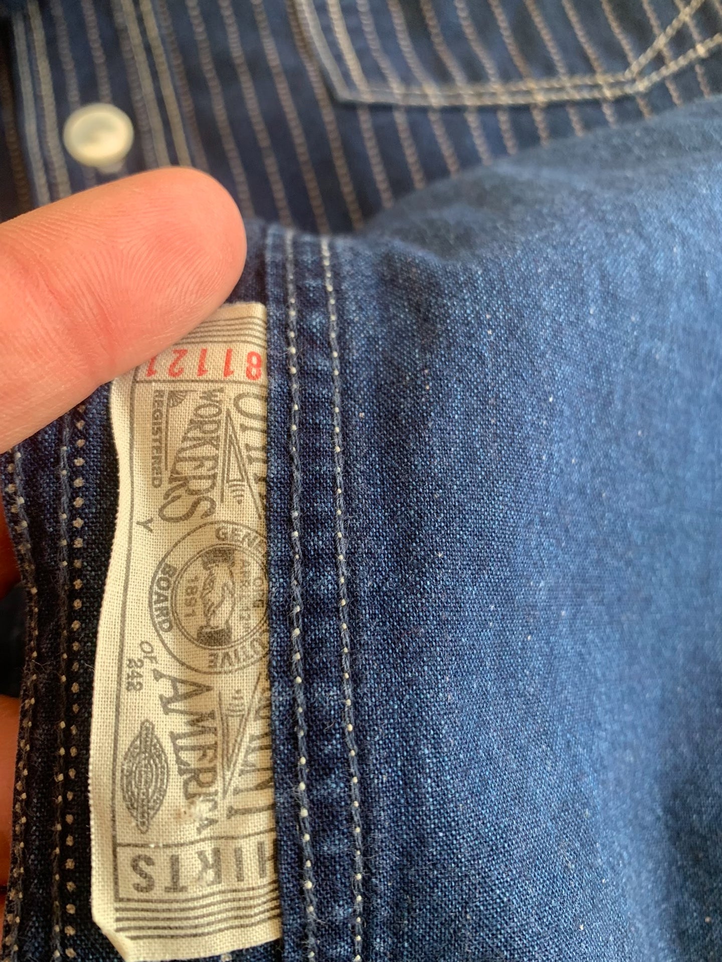 FREEWHEELERS Discharge Print Vintage Shirt