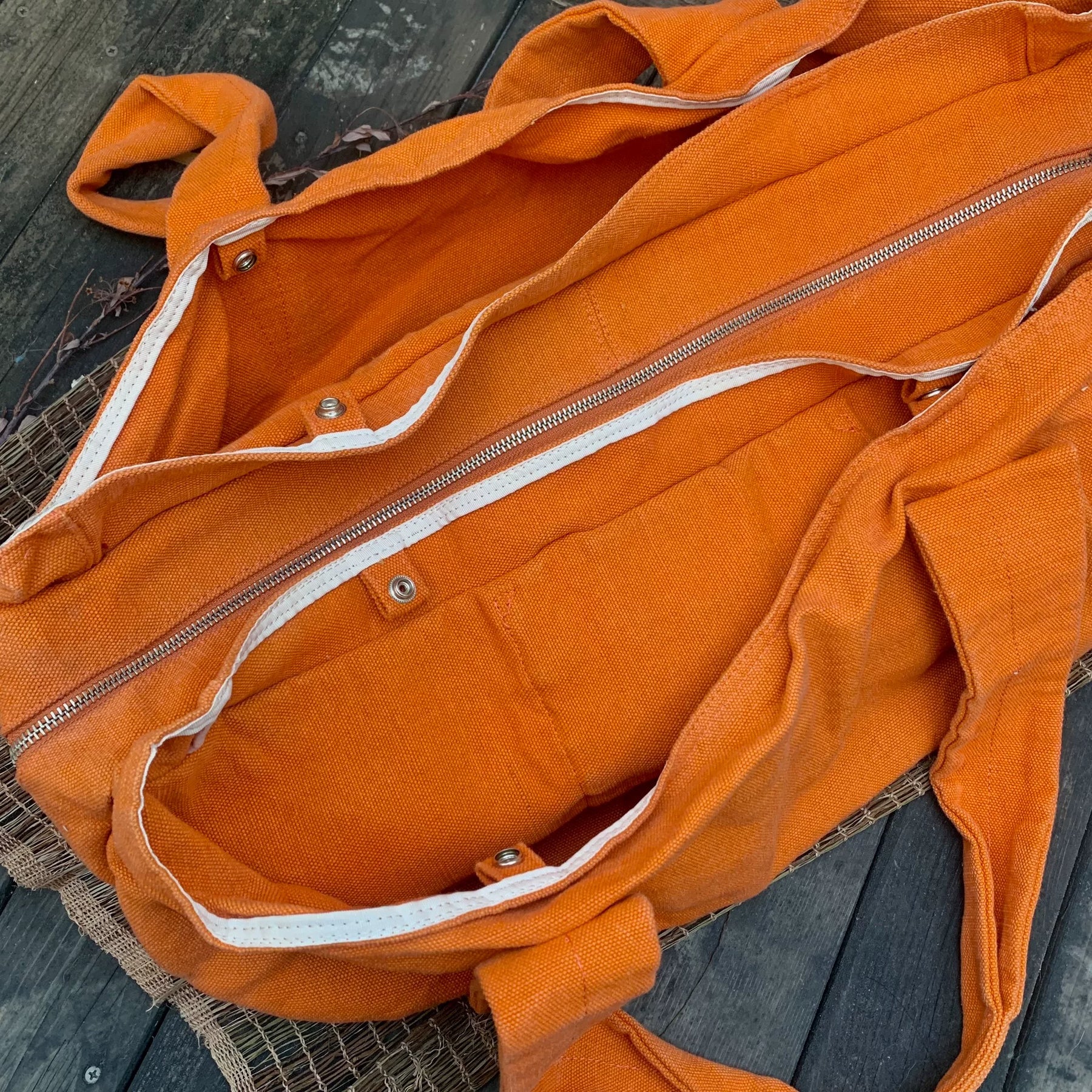 Yohji Yamamoto Y's 08s Orange Oversized Tote