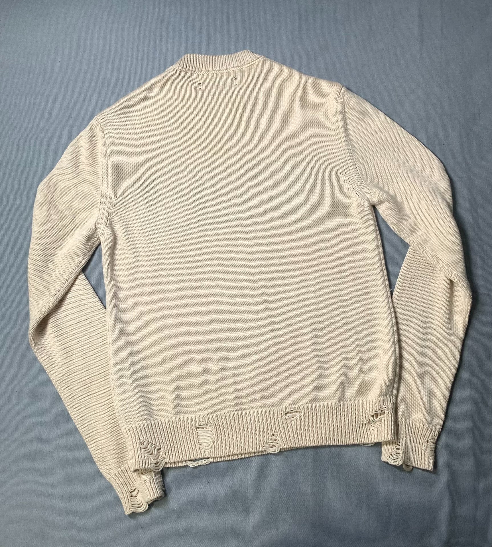 AMIRI Distressed Wool Blend Sweatshirt