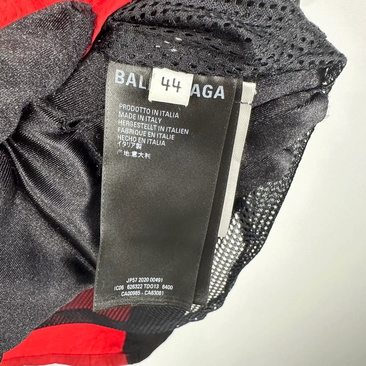 Balenciaga Color Block Half Sleeve Jacket