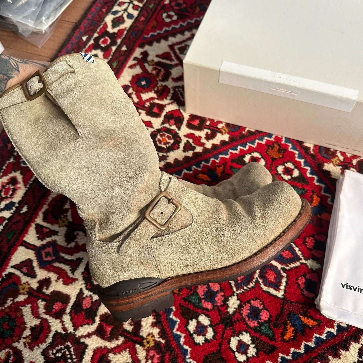 visvim boots in size 8.5