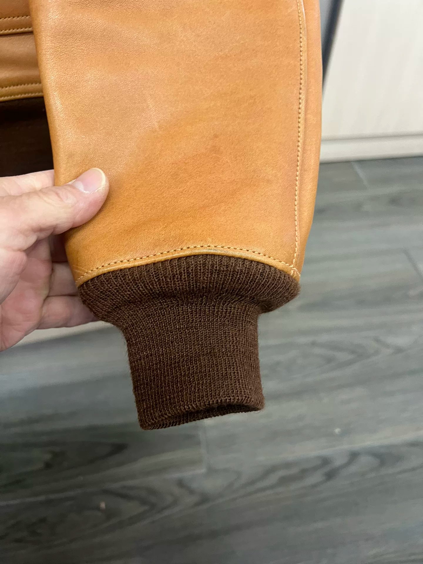 Classic Brown Leather Jacket Freewheelers A1