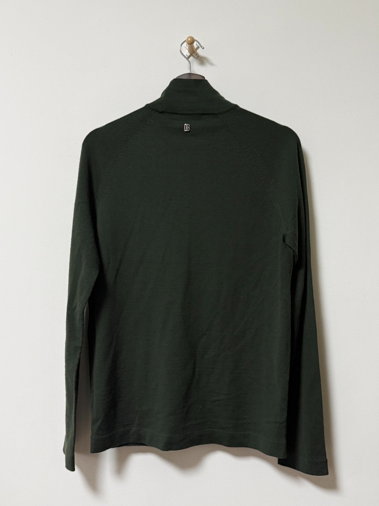 Dirk Bikkembergs Cut Leather Turtleneck Sweater