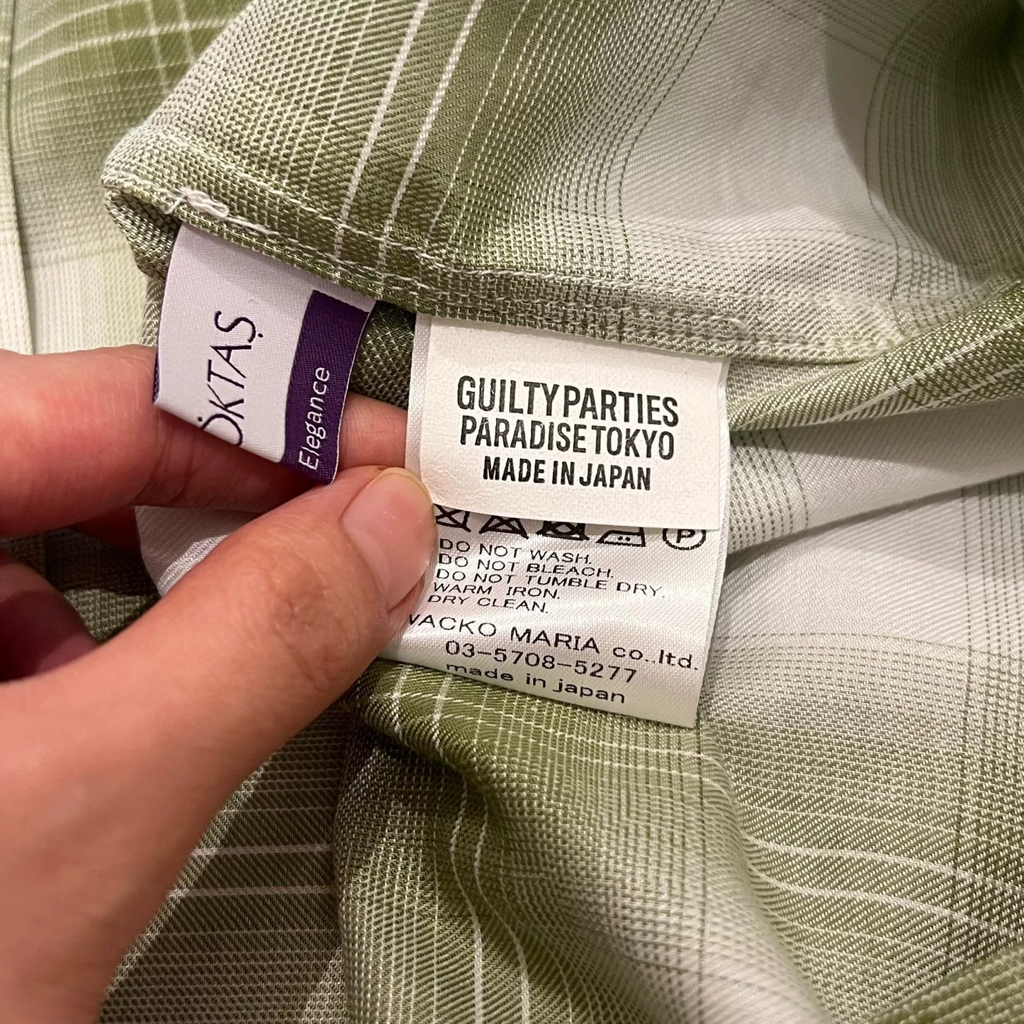 WACKO MARIA x theGuiltyparties 22SS Check Shirt