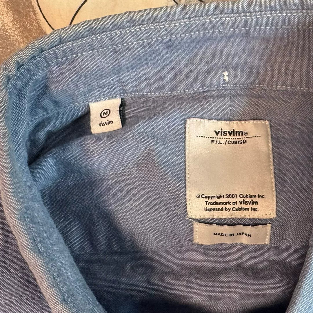 Visvim Blue Striped Movie Shirt