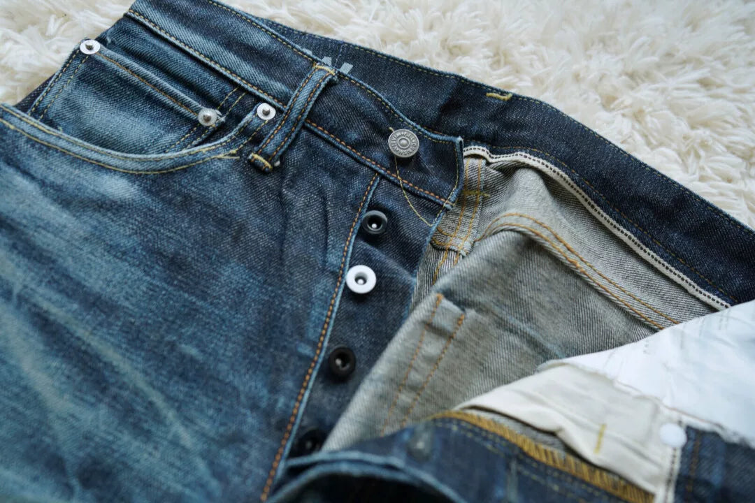 visvim 04 Nonwash Black Snakeskin Jeans