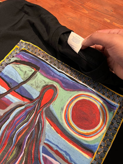 supreme 19ss reaper graphic t-shirt black