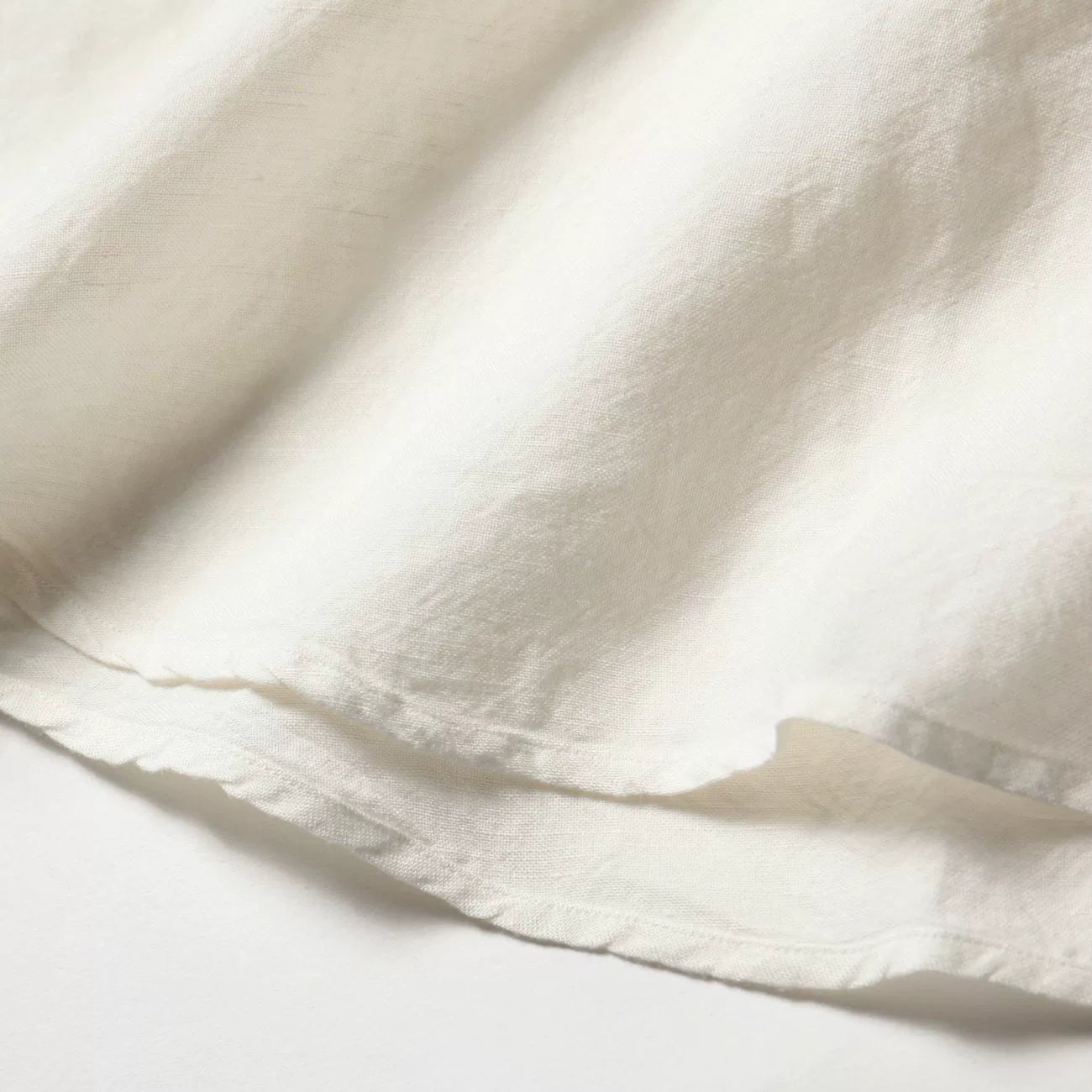 Porter Classic Bamboo Linen White Shirt