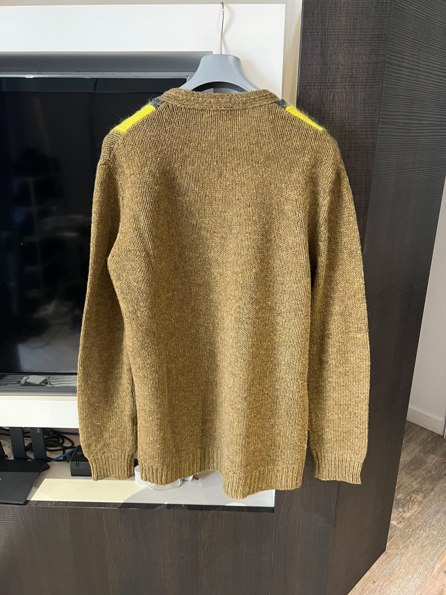 Dries Van Noten Men's Lightning Wool Cardigan
