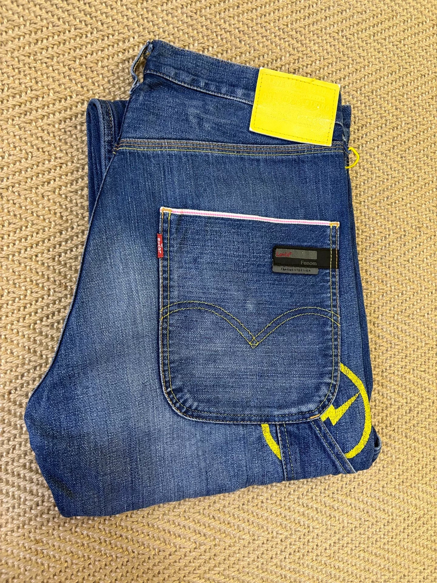 levis fenom workwear denim pants in blue