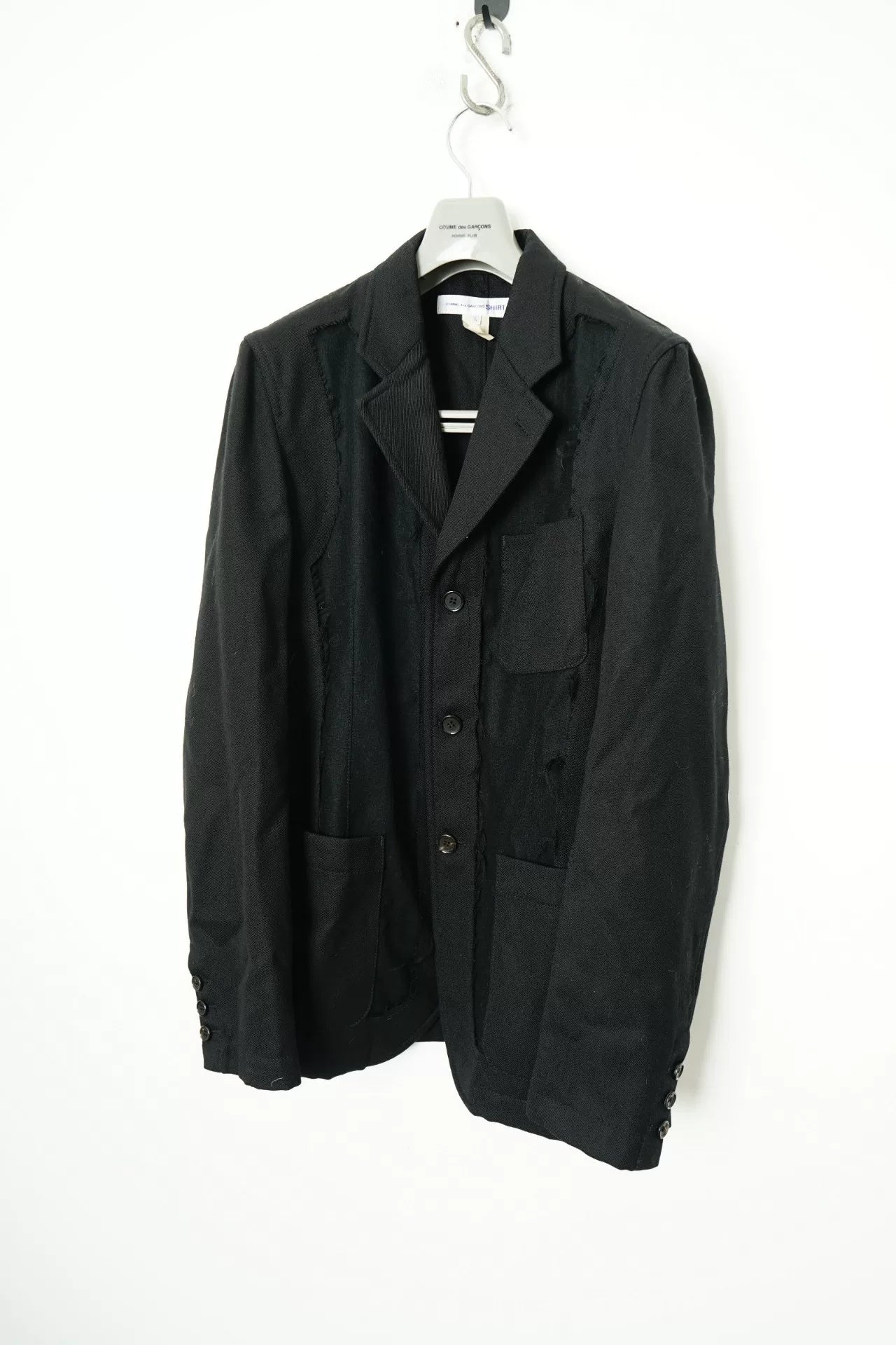 Comme des Garcons CDG Distressed Double-Layer Jacket