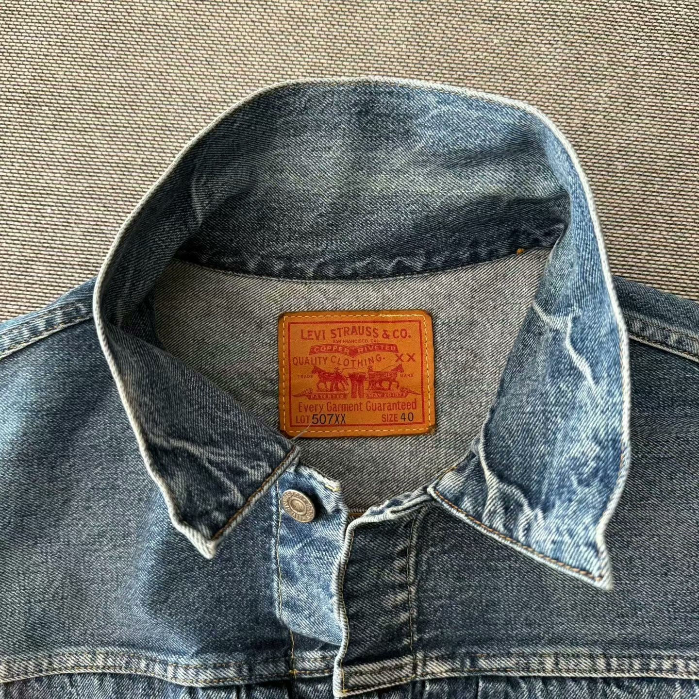 Levi's LVC 507XX Turkish Washed Denim Jacket