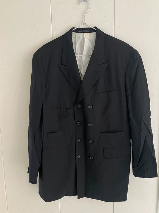 Yohji Yamamoto Pour Homme Double-Breasted Jacket