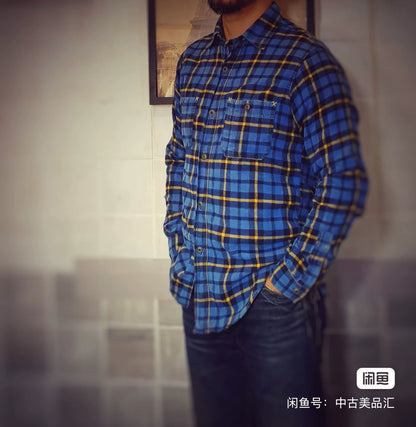 vintage Flannel Checkered Shirt by FREEWHEELERS