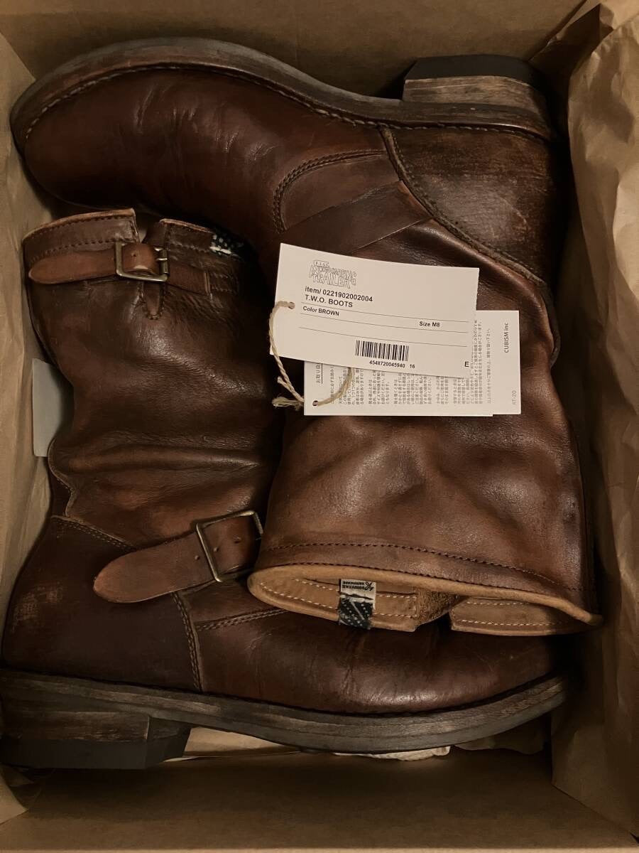 VISVIM T.W.O BOOTS F.I.L. Indigo M8